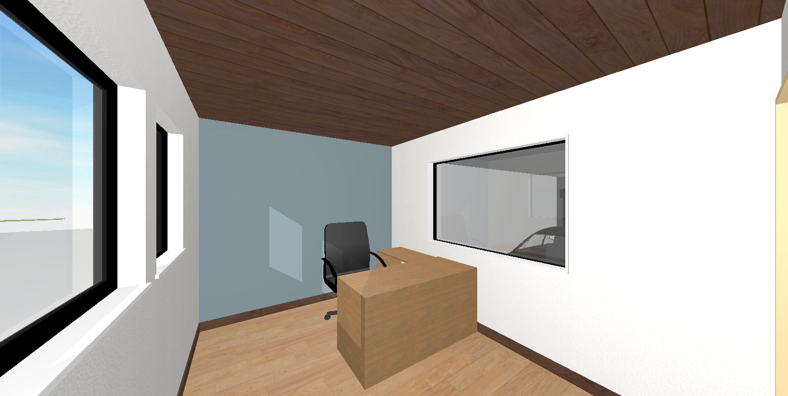 仕事の部屋 ブルーグレーver.