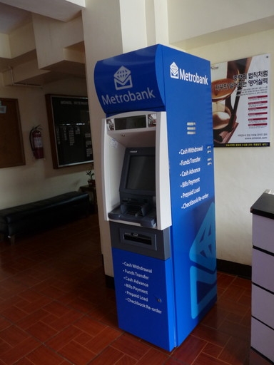 フィリピン留学 バギオ MONOL 校内ATM  名古屋 岐阜 大垣