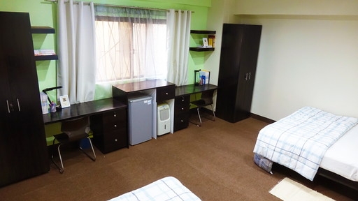 フィリピン留学 MONOL 寮 二人部屋 名古屋 岐阜 大垣