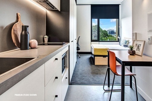 メルボルン留学 学生寮 Discover ディスカバー スタジオアパートメント