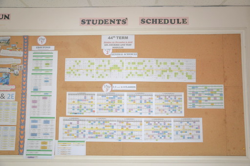 フィリピン セブ Cebu Blue Ocean 受付 授業スケジュール