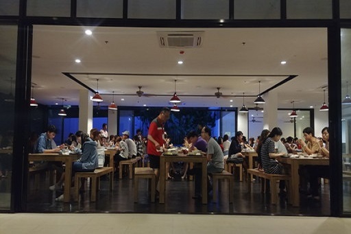 フィリピン セブ島留学 EV Academy カフェテリア 1 名古屋 岐阜 三重 留学エージェント