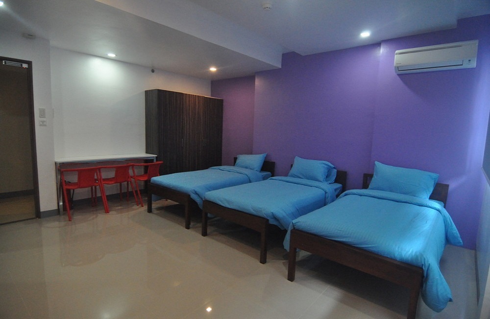 フィリピン セブ島留学 CELLA Uni Campus 三人部屋 1 名古屋 岐阜 留学エージェント