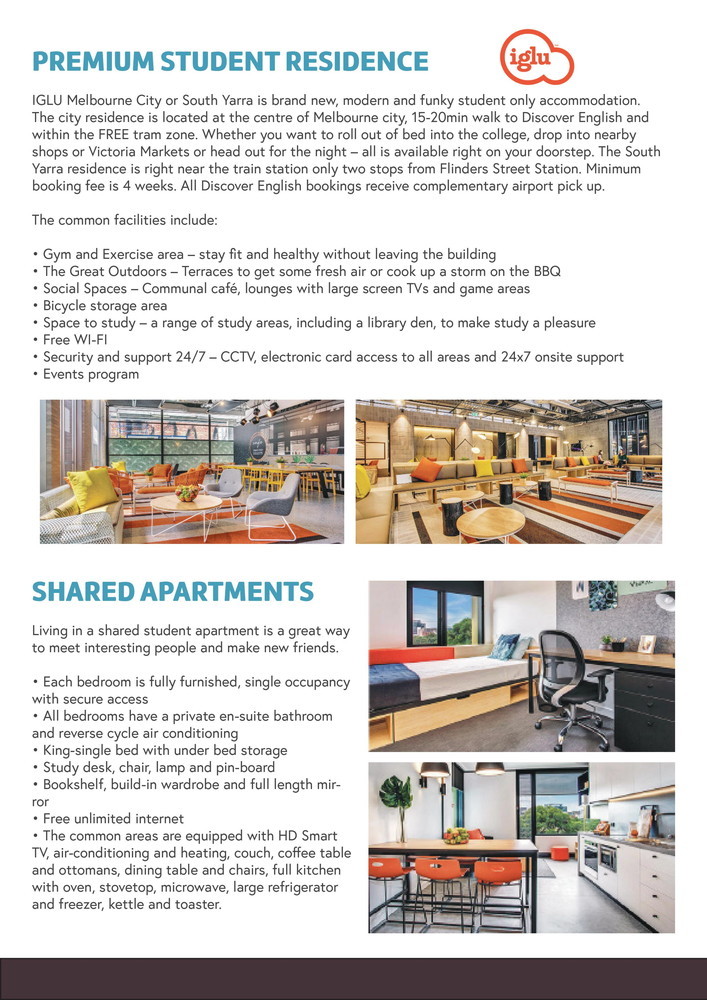 オーストラリア留学・ワーキングホリデー メルボルン Discover English ディスカバー ホームステイ アコモデーション 2 全国 名古屋 岐阜