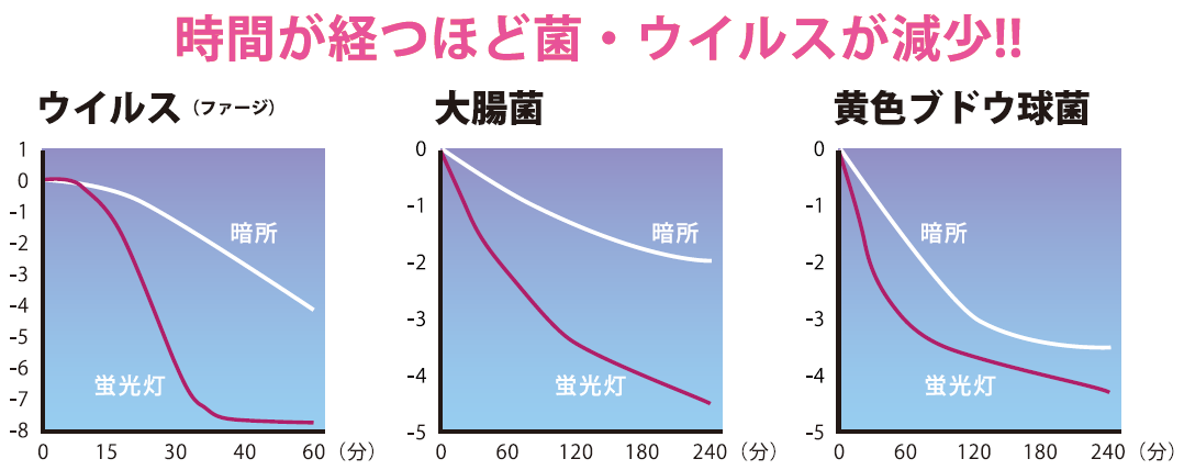 ウイルス減少