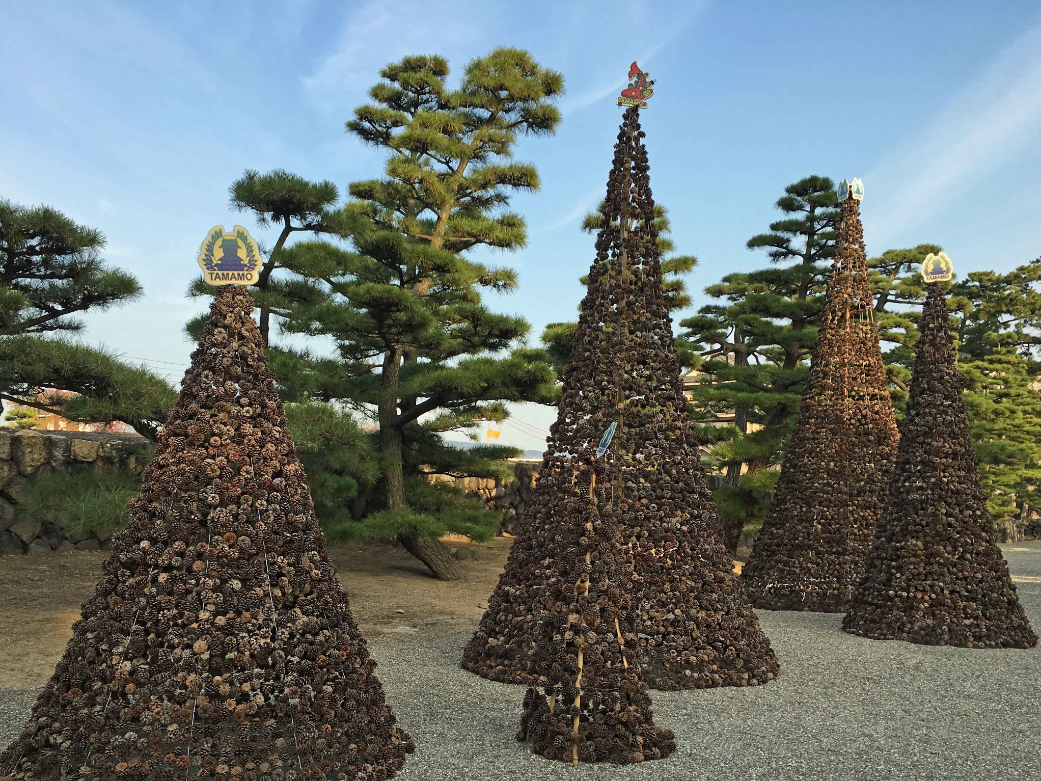 松ぼっくりのツリー