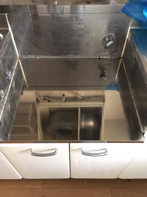 ガス台天板設置後