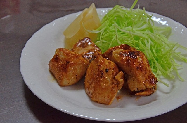 鳥胸肉のはちみつ味噌漬け