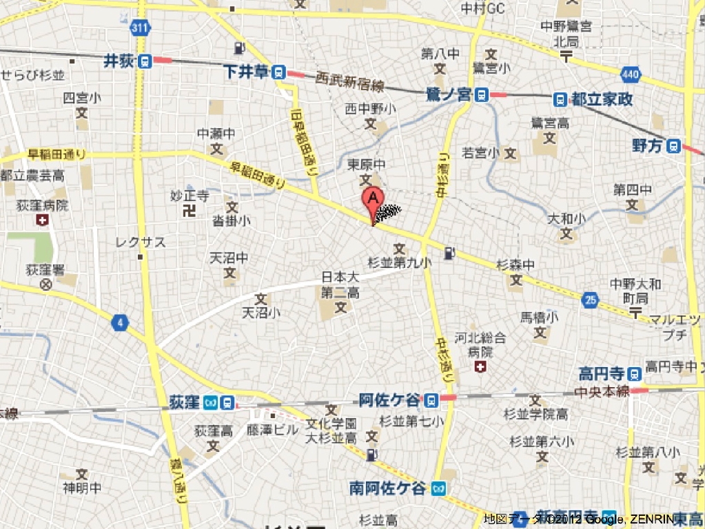 クリック用地図