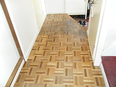 紫フローリング(ナオスフローリング)の施工事例