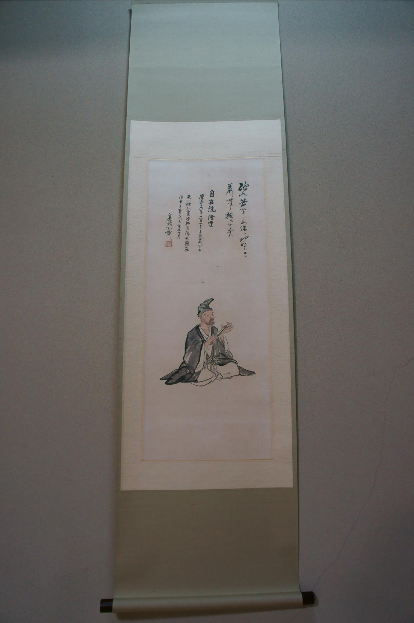 高三隆達の肖像画(顕本寺蔵)