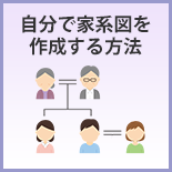 自分で家系図を作成する方法 