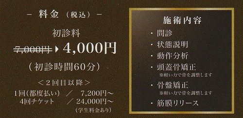 初回料金