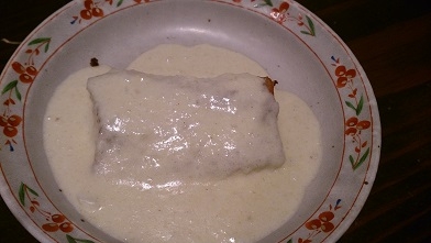 スズキのソテー オニオンソース