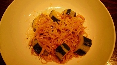 ズッキーニのパスタ