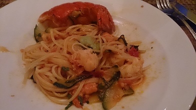 オマールエビのパスタ