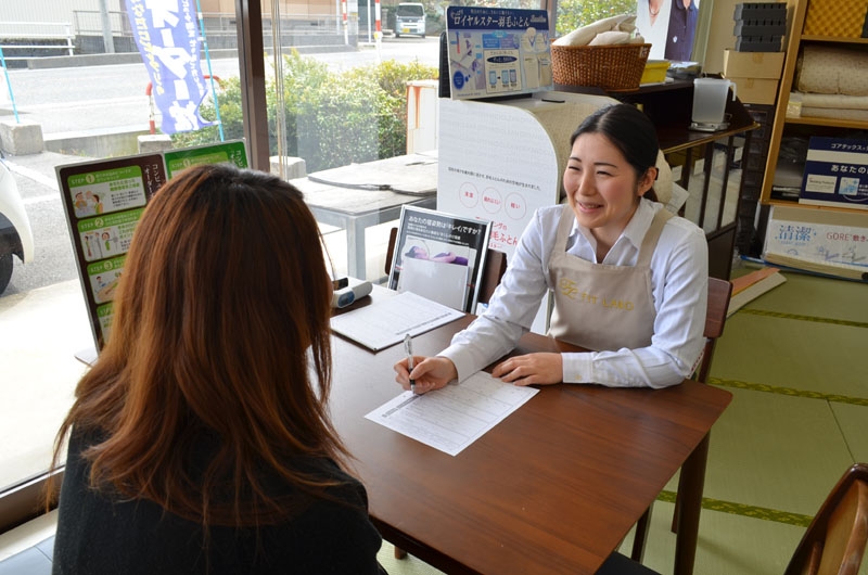 オーダー枕カウンセリング