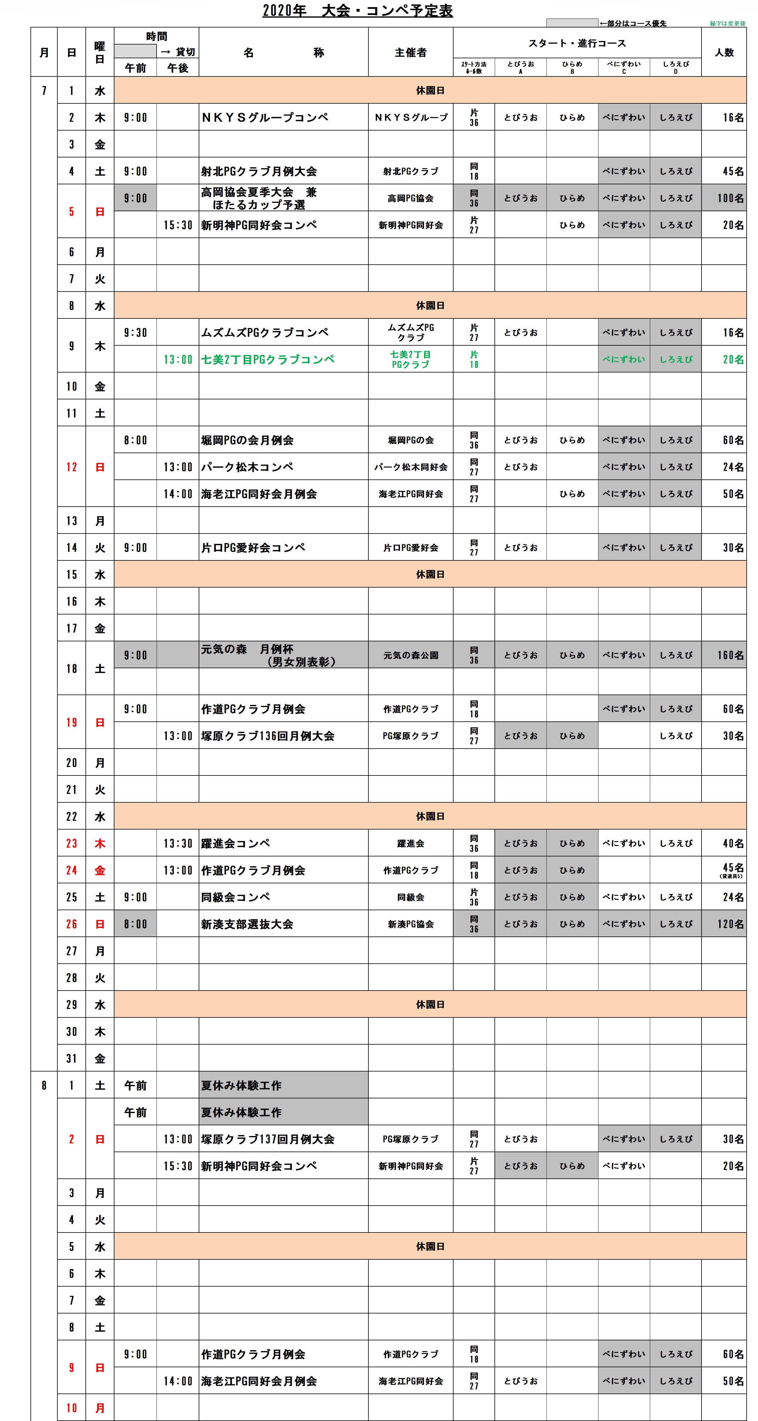 HP用7月より