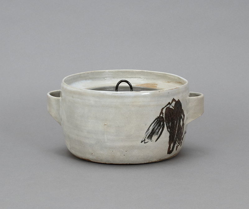 2-3三重和運堂_野々村仁清 雪笹絵水指