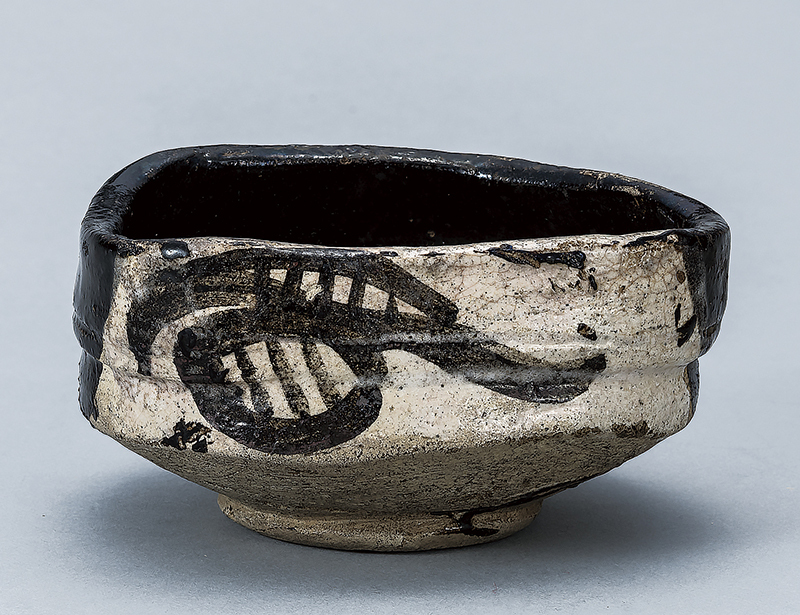 2-9石黒商店_黒織部茶碗