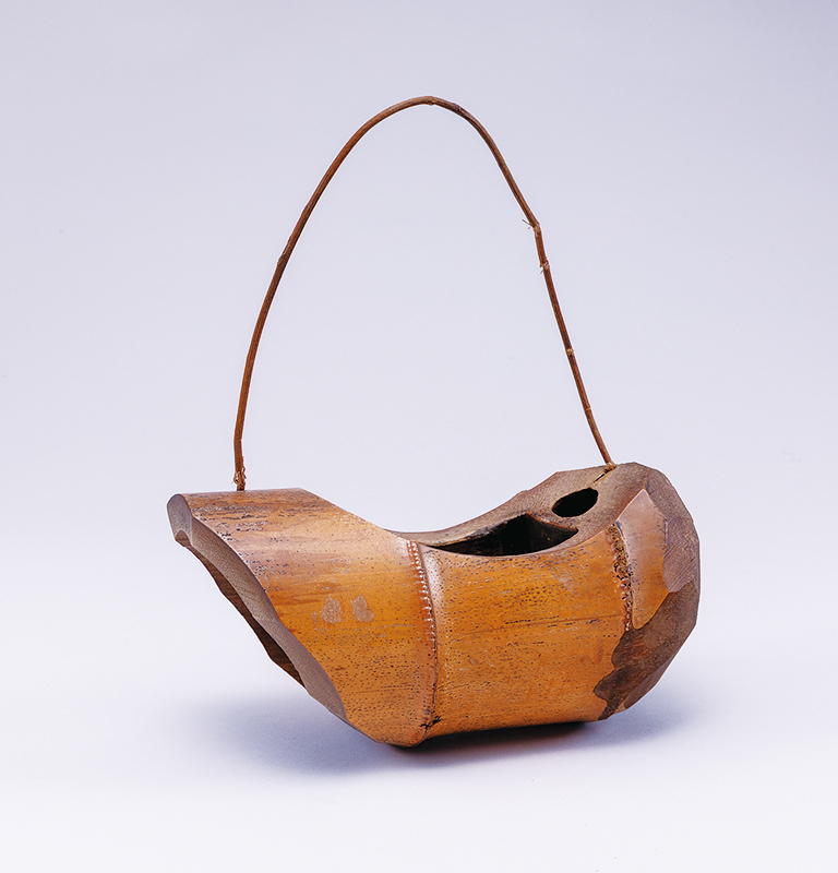 2-10野々村聴松軒2_元伯宗旦在判 釣舟花入 覚々斎箱 啐啄斎添書 久田皓々斎 文添