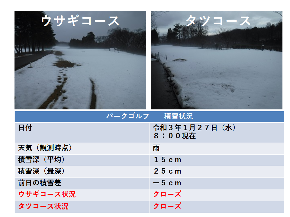 パーク(積雪情報)R