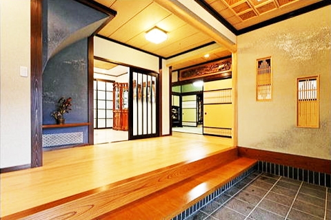 格式を持つ純和風の家01