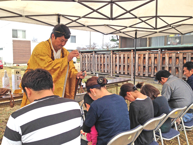 竹内邸地鎮祭