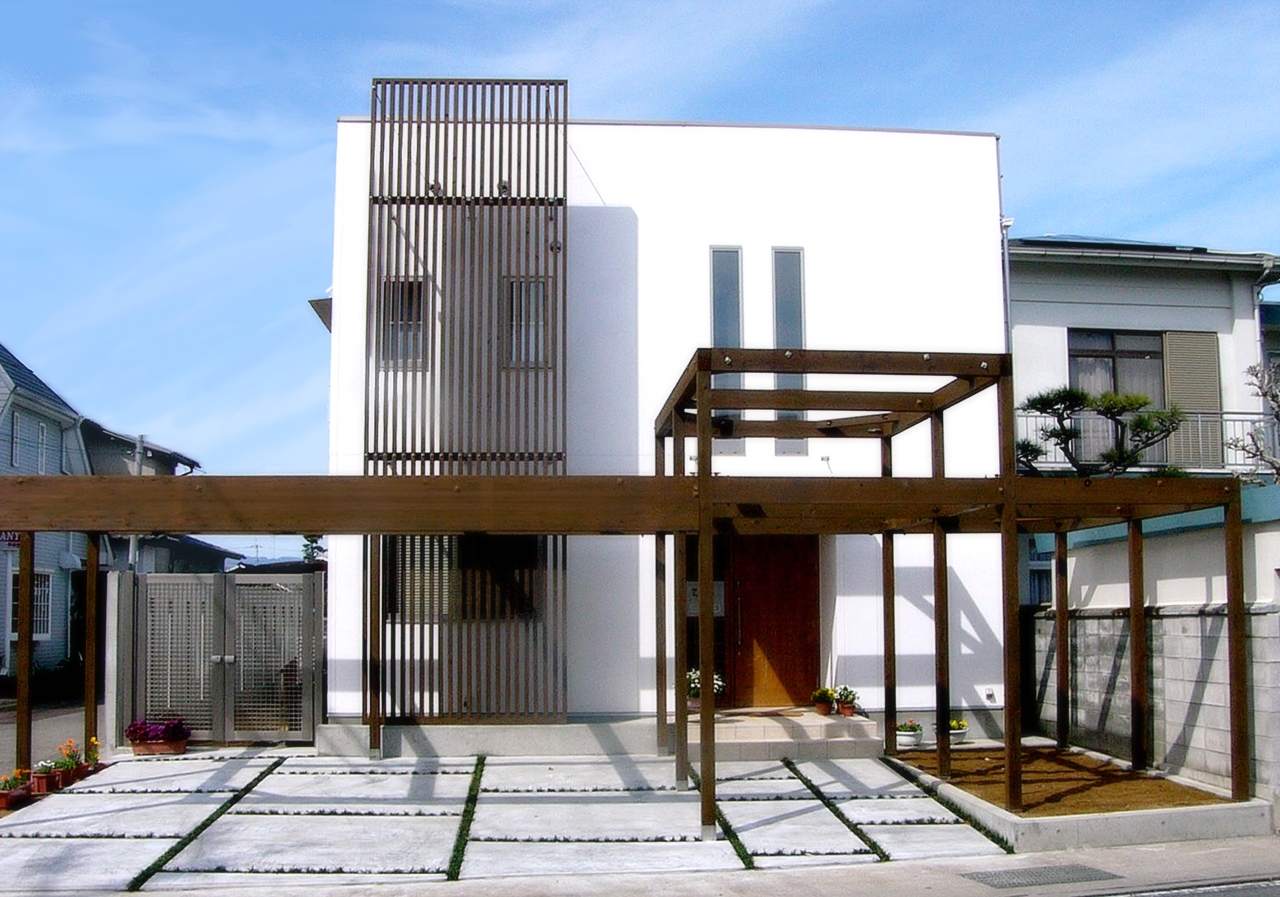 自然素材たっぷりの家