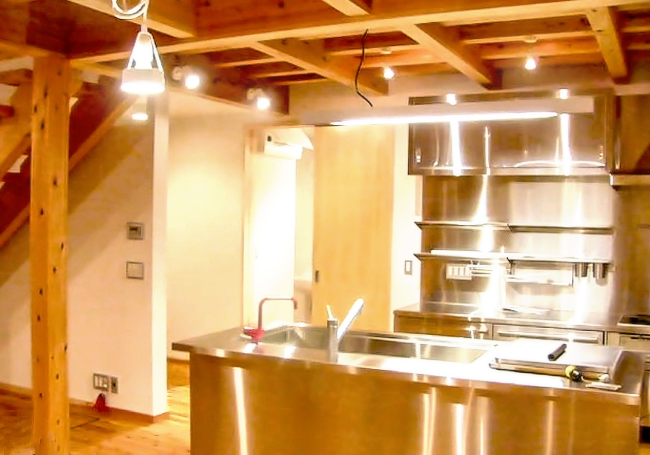 自然素材たっぷりの家