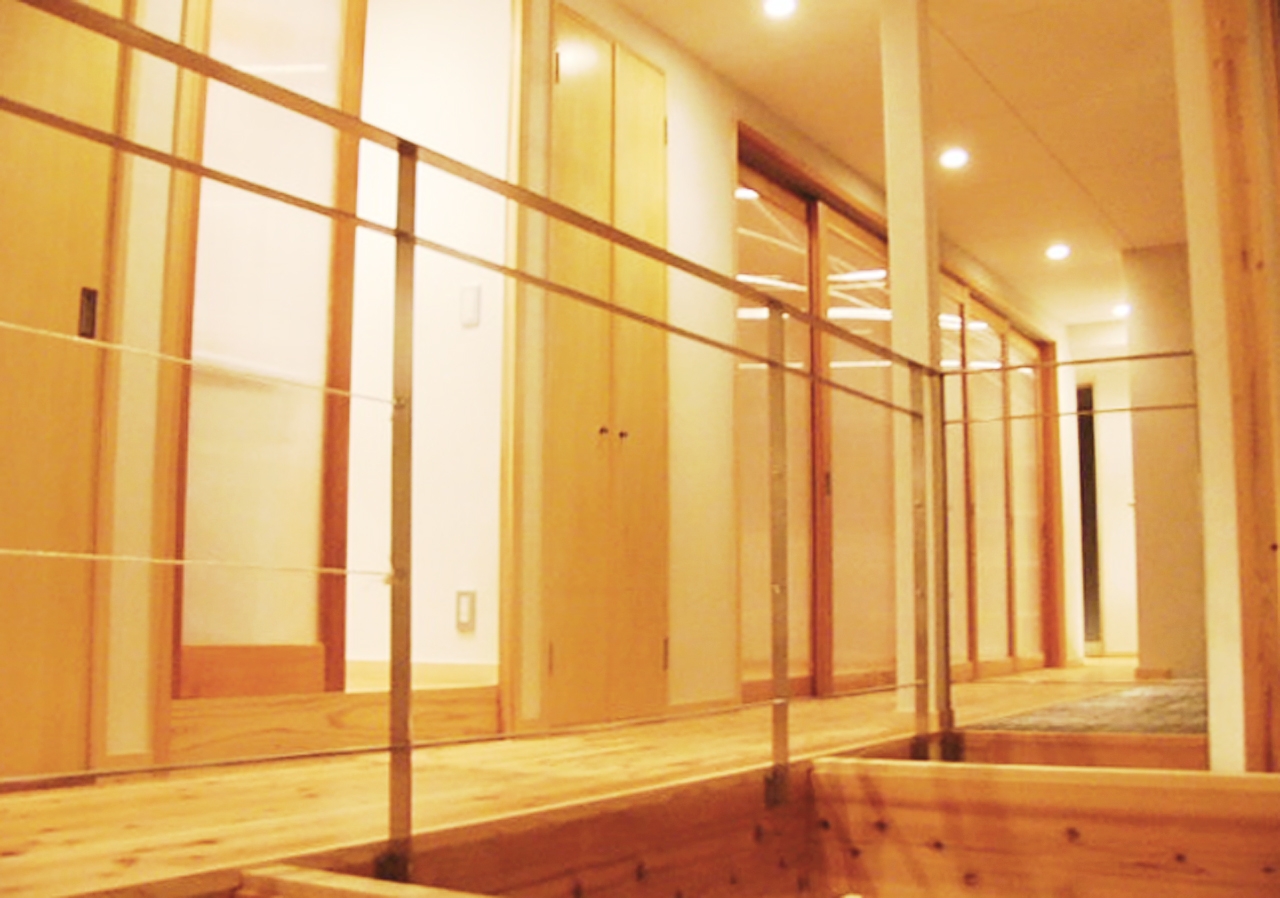 自然素材たっぷりの家