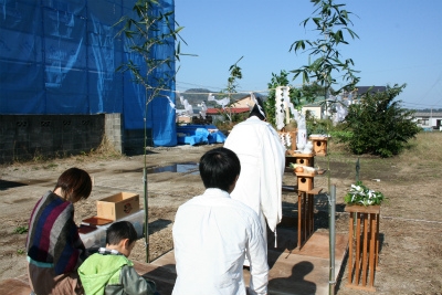 伊原様邸地鎮祭