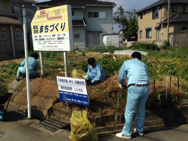 草取り