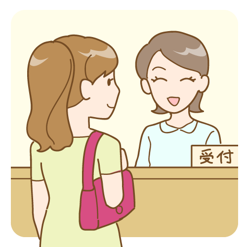 whiteningの流れ・ホワイトニング受け付け