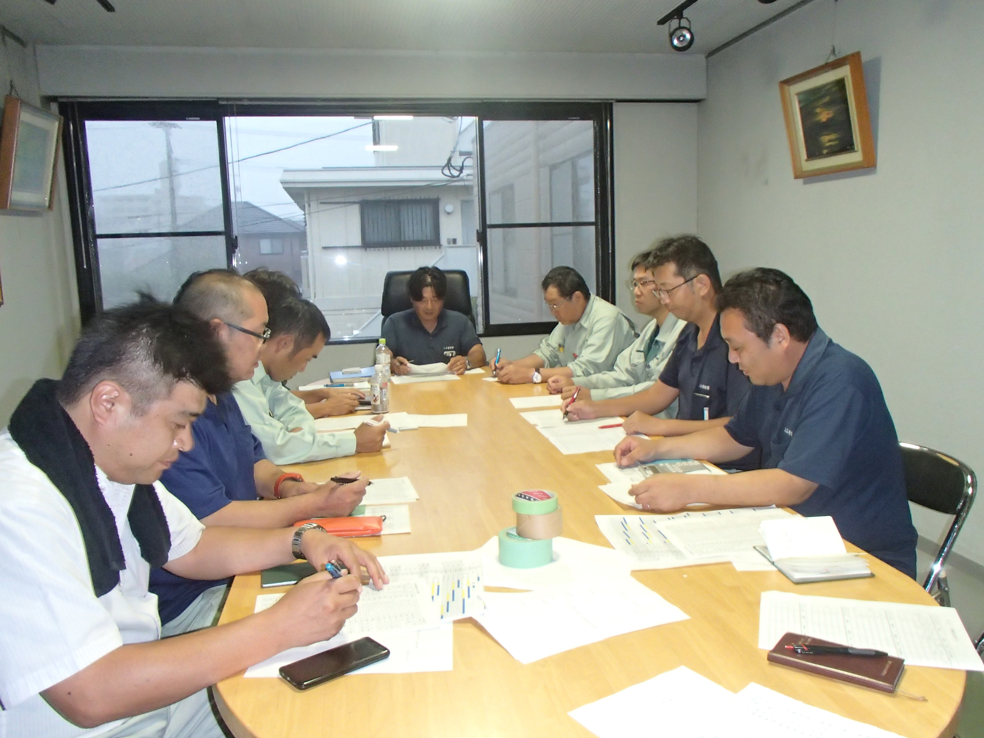 8月度工務会議 (1)