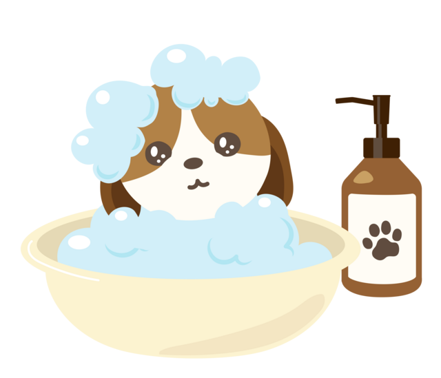 購入イラスト 犬 エステ