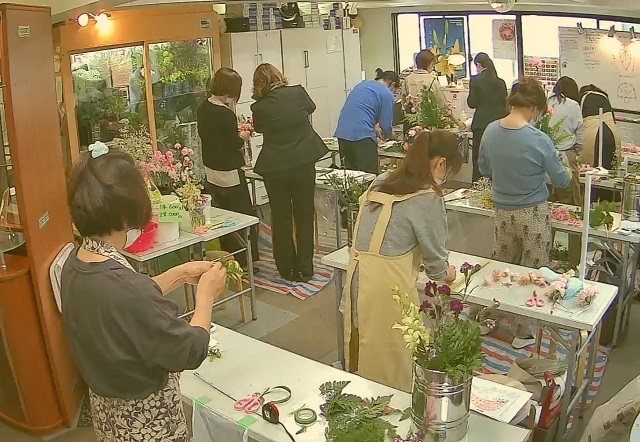 フラワースクール東京 横浜 フラワー装飾技能士学校2