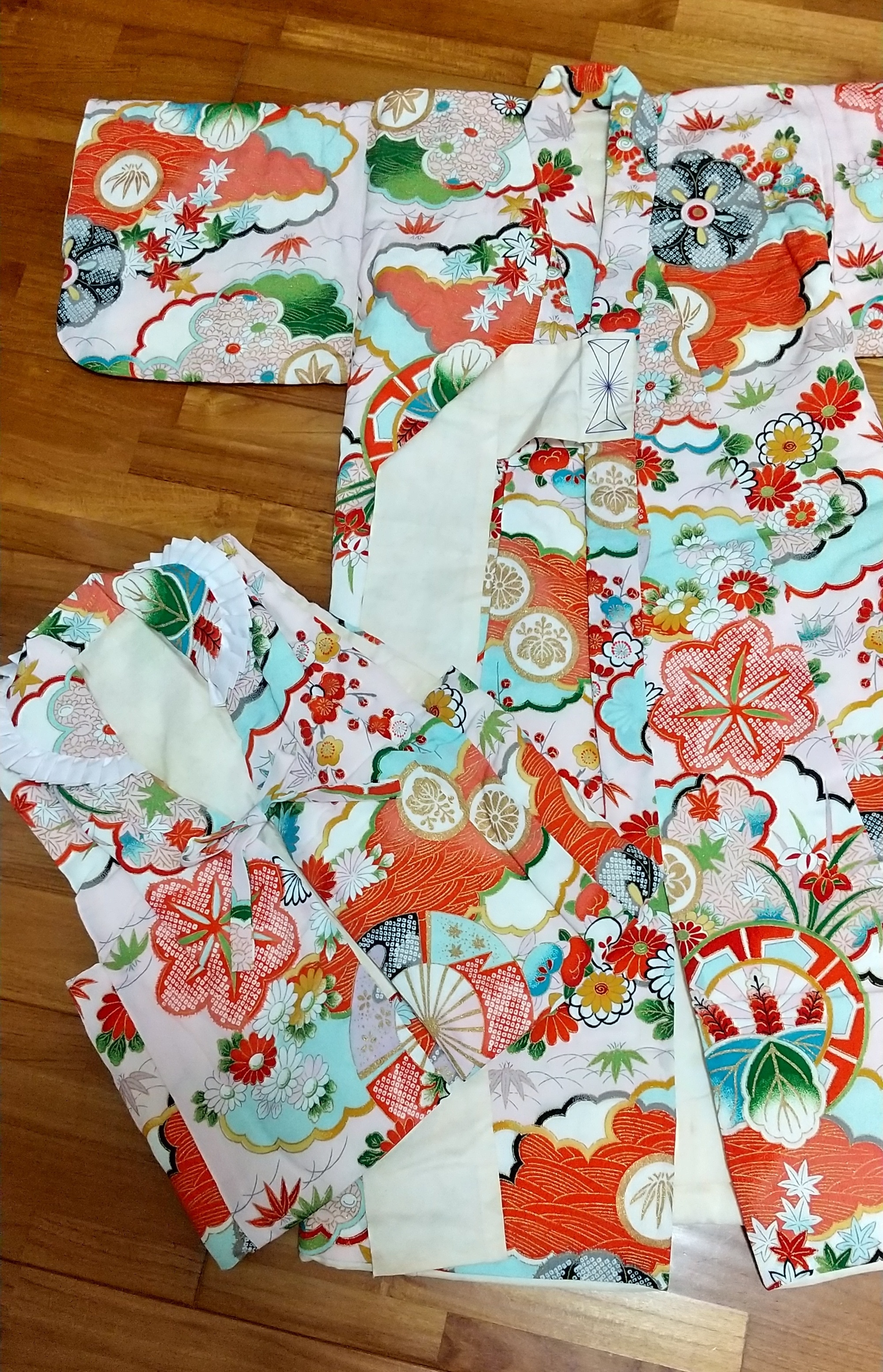 M様 子供綿入り着物と被布