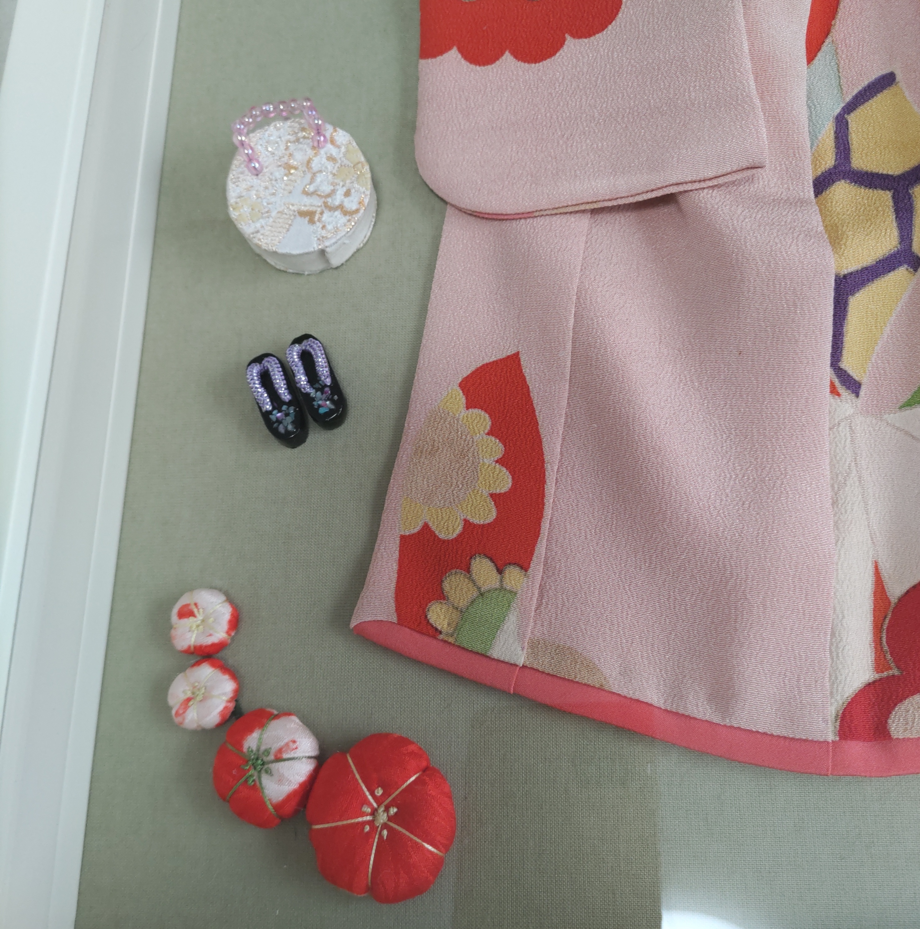 東京都k様 額装ミニチュア着物