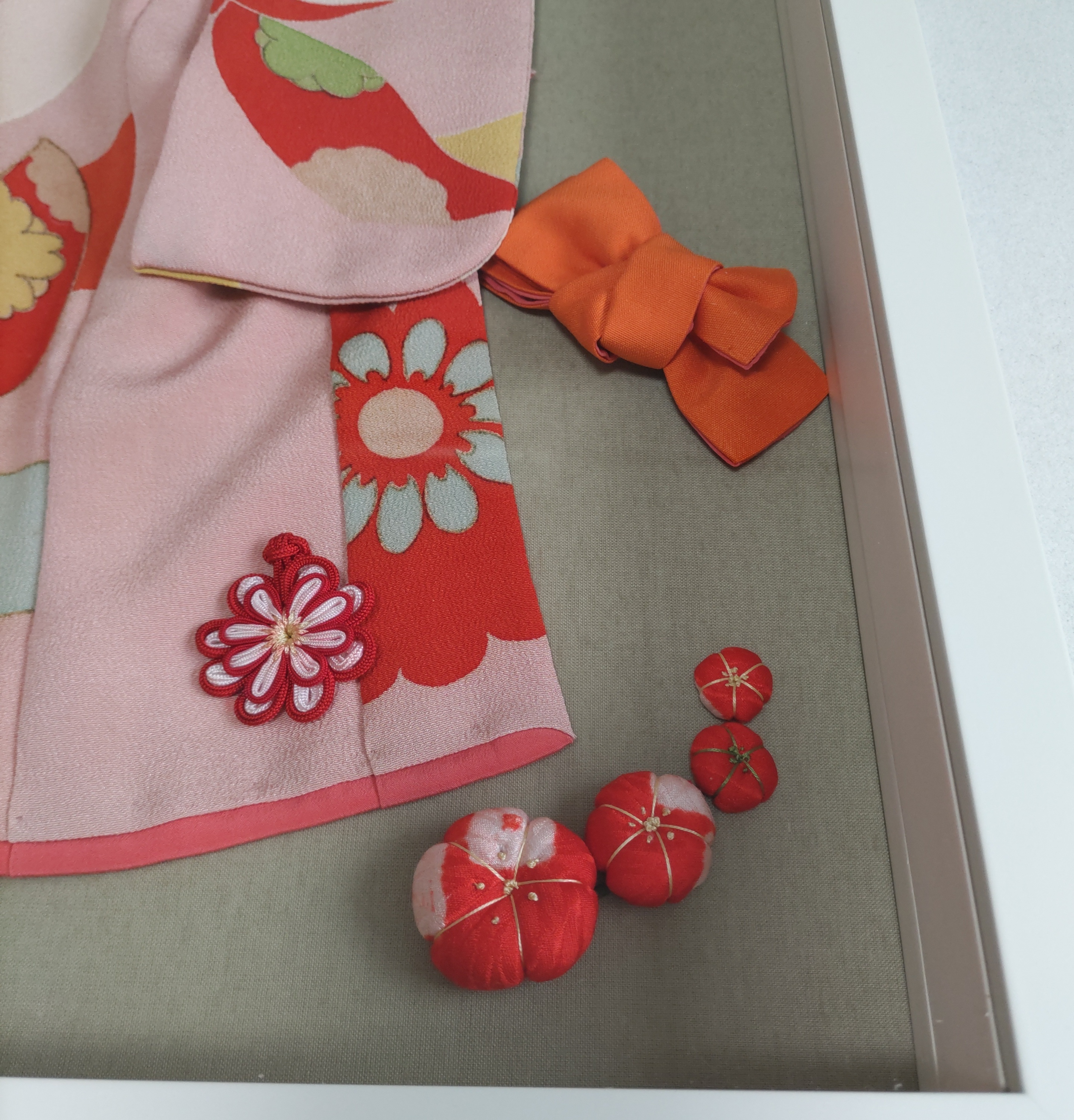 東京都k様 額装ミニチュア着物