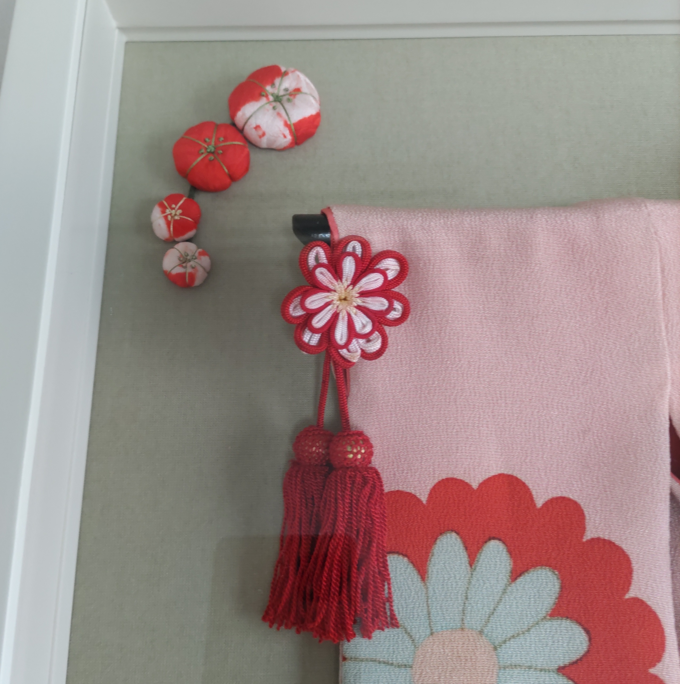 東京都k様 額装ミニチュア着物