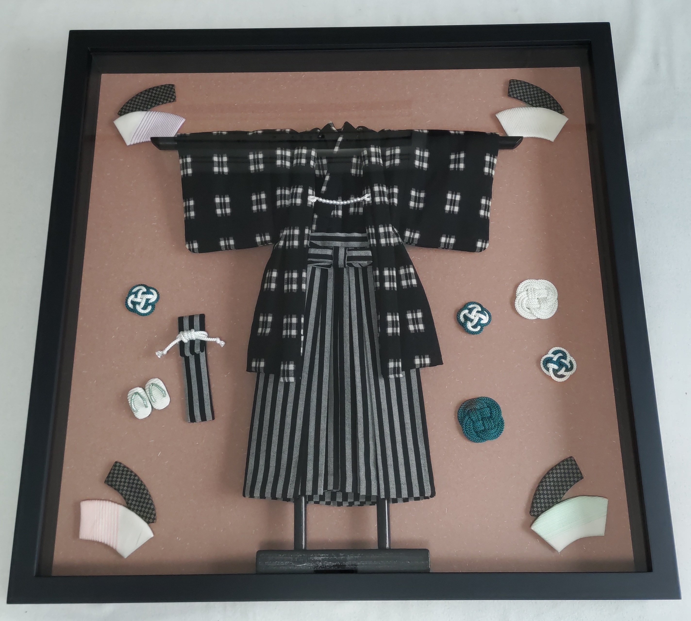 東京都k様 額装ミニチュア着物_コピー