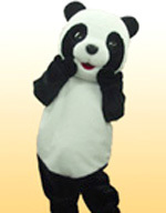 パンダの着ぐるみリンリン