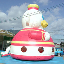 ふわふわドームアヒル