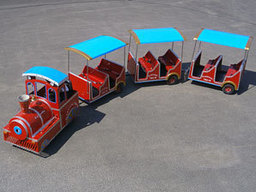 イベント乗り物ミニ電車赤