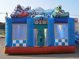 ふわふわ滑り台レーシングスライダー