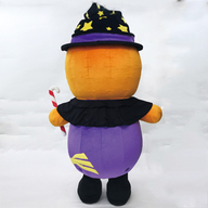 エア着ぐるみハロウィンパンプキンb