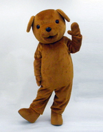 着ぐるみくまテディ茶f