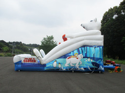 ふわふわすべり台、シロクマウォータースライダーVer1-4