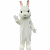 19着ぐるみ白いうさぎさん--f
